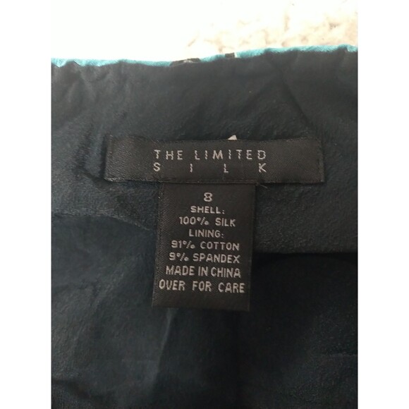 The Limited 100% Silk Midi Floral Dress Size 8 Feminine Cottage Core Summer - Picture 11 of 11